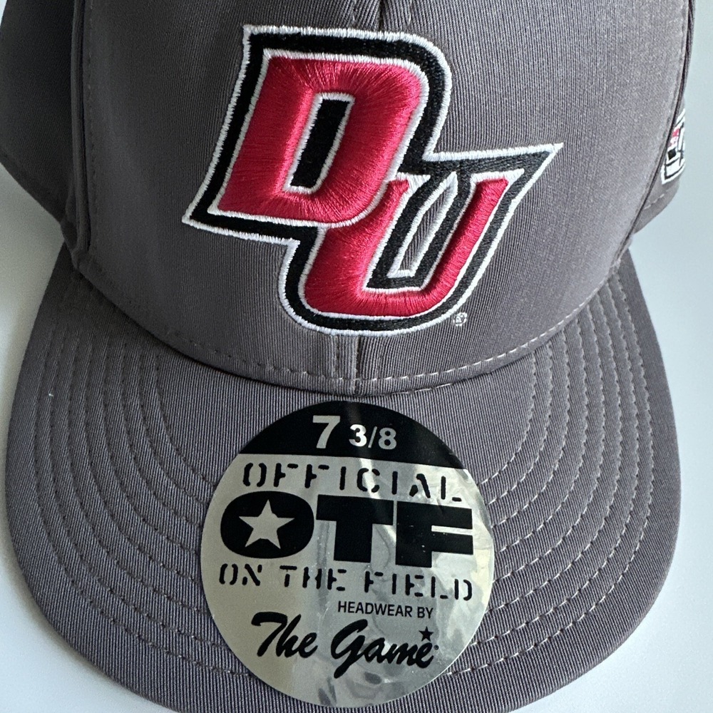 Official OTF The Game Davenport Uni. Panthers Embroidered Gray 7 3/8 Fitted Hat - Picture 2 of 9